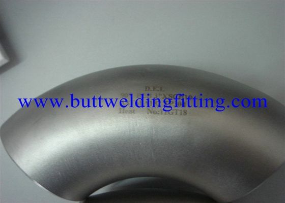 45 Degree 90 Degree Stainless Steel Elbow 1” 12” SCH10S To SCH40S SCH80S